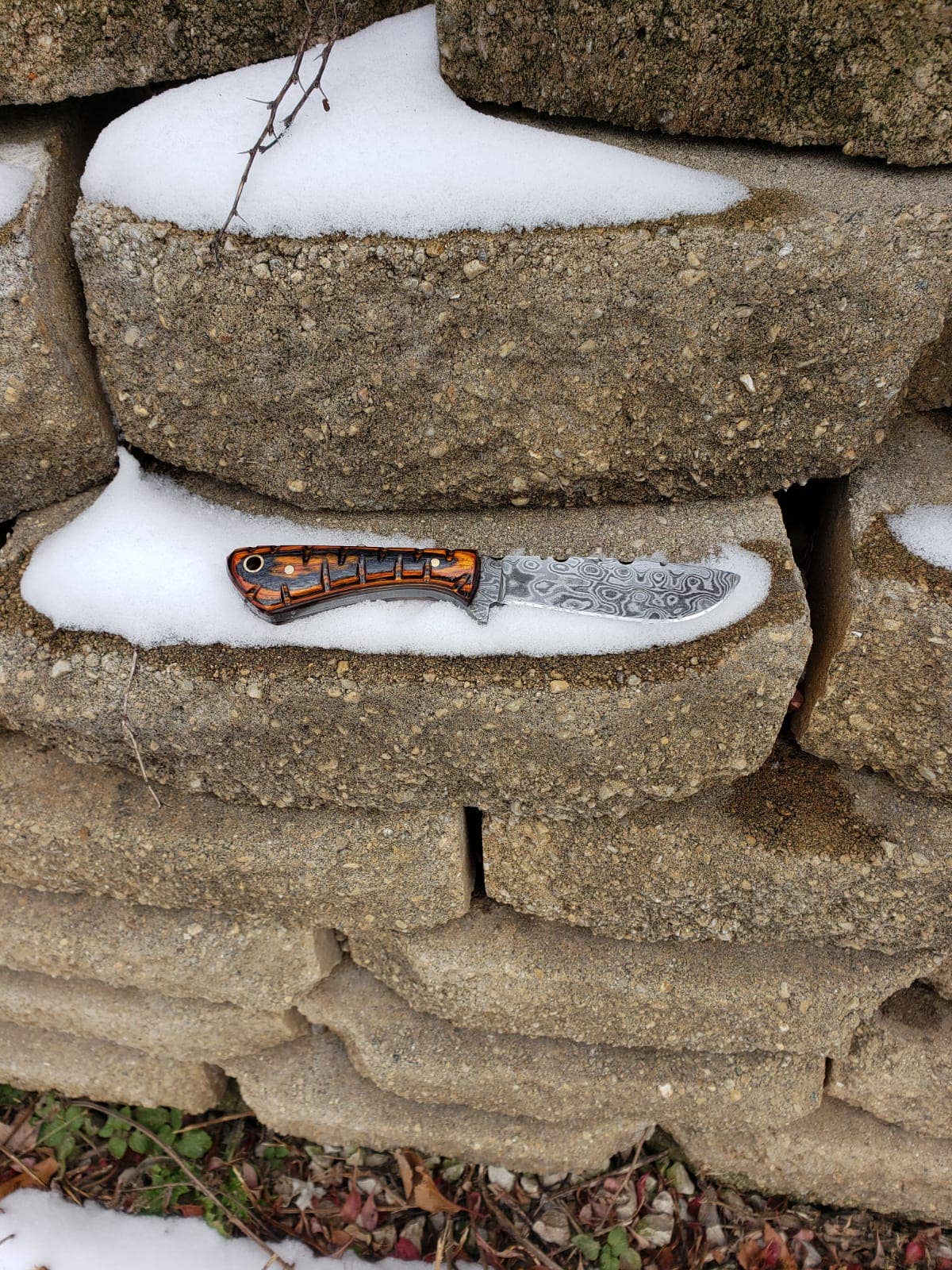 Titan International - Wholesale Kitchen/Utility Knife - Damascus Knife perfect Utility Neck Knife TD-2391