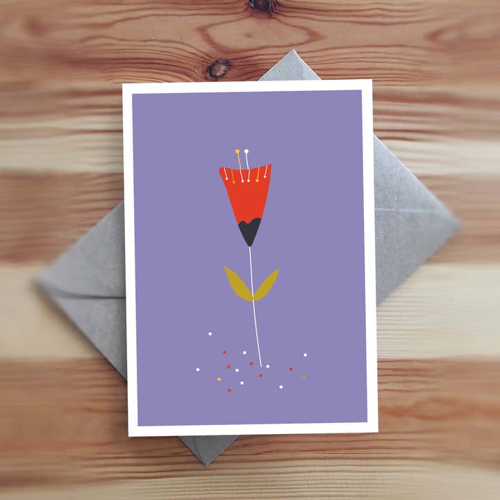 20343 Kort Blomst: Nyd din farverige dag /8 for engroshandel hos SIMPLY PAPER LOVE