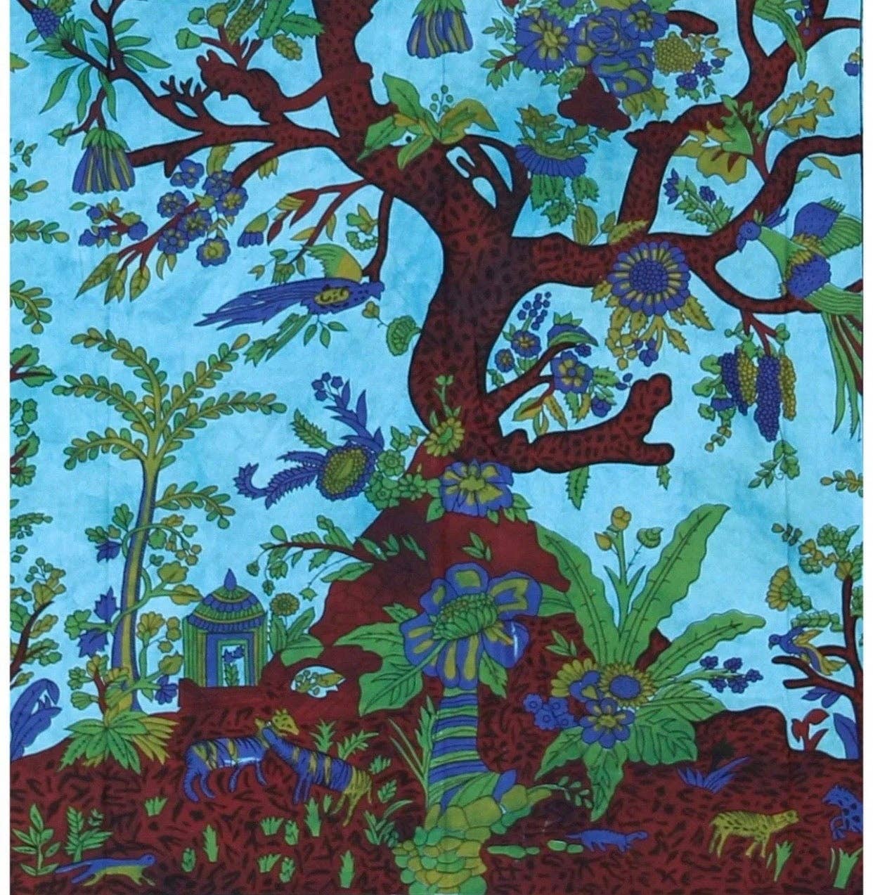 Lungta Imports - Wholesale Tapestry/Textile - Tree Of Life Tapestry Wall Decor Beach Throw 80”X50”2