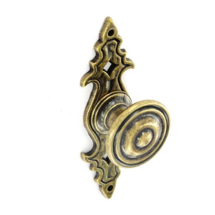 iTrade Securit Antique Knobs with Backplates 2 AN 30mm for wholesale by Diybasket