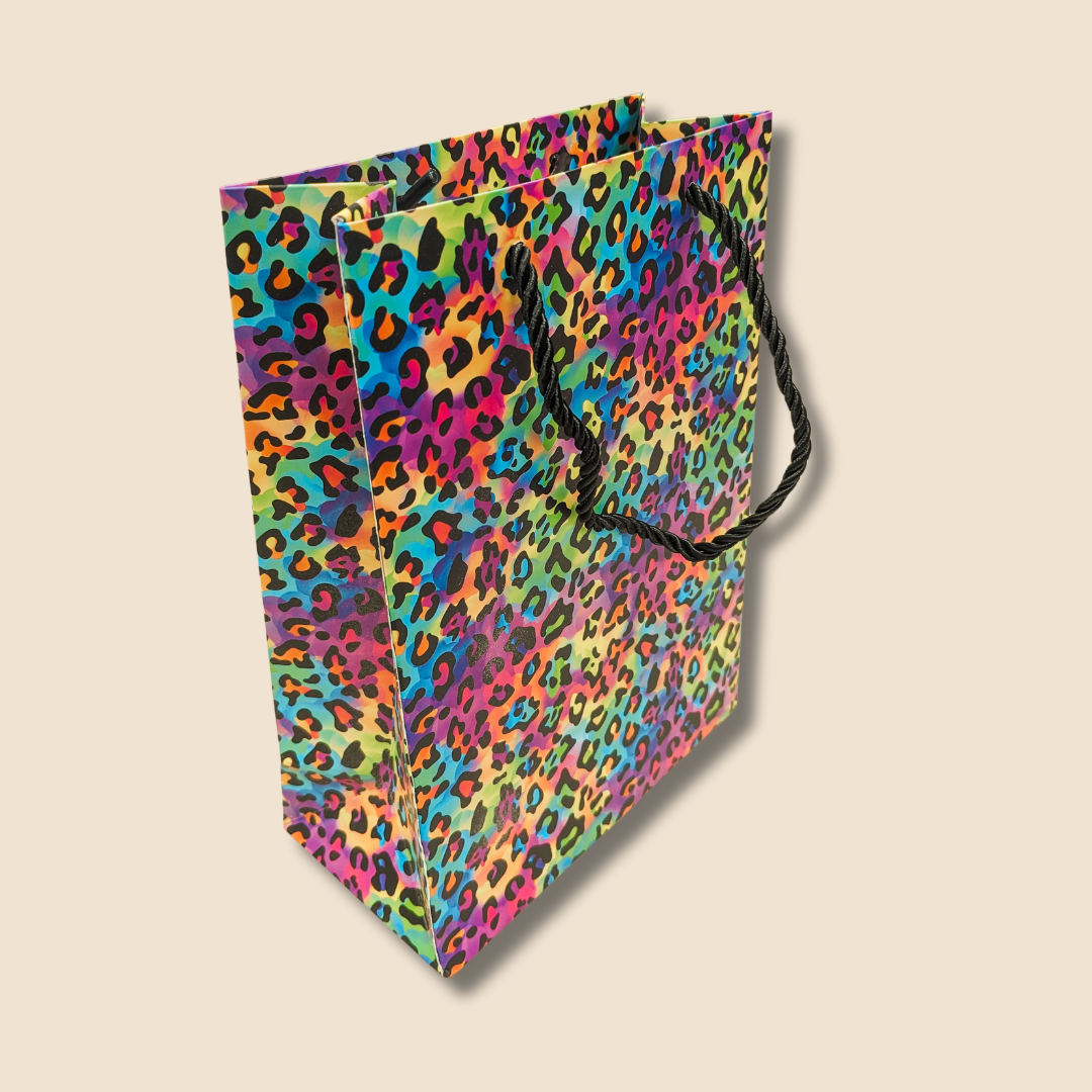 Indigo Maiden - Wholesale Gift Bag - Rainbow Leopard Gift Bag1