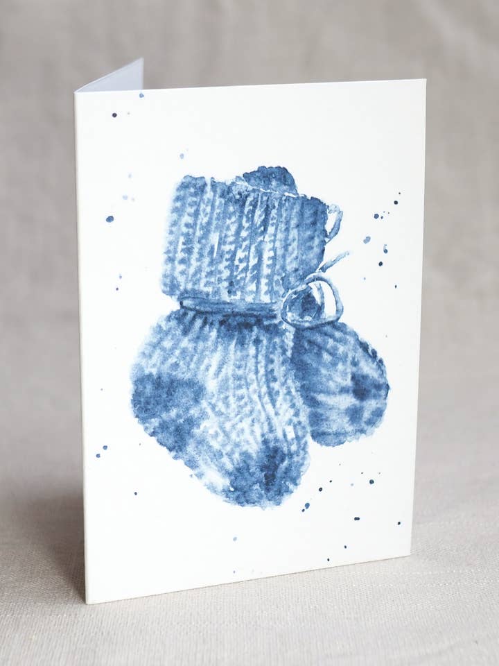 Baby socks folding card for wholesale by Jona Art