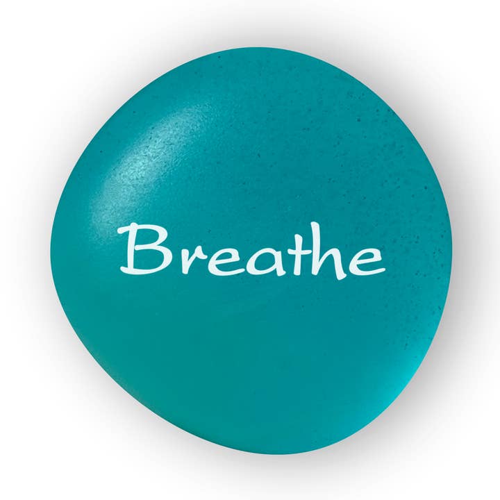 Mensagem da Sereia, Respirar, Pedra de Vidro Fosco Impresso por atacado de Lifeforce Glass, Inc.