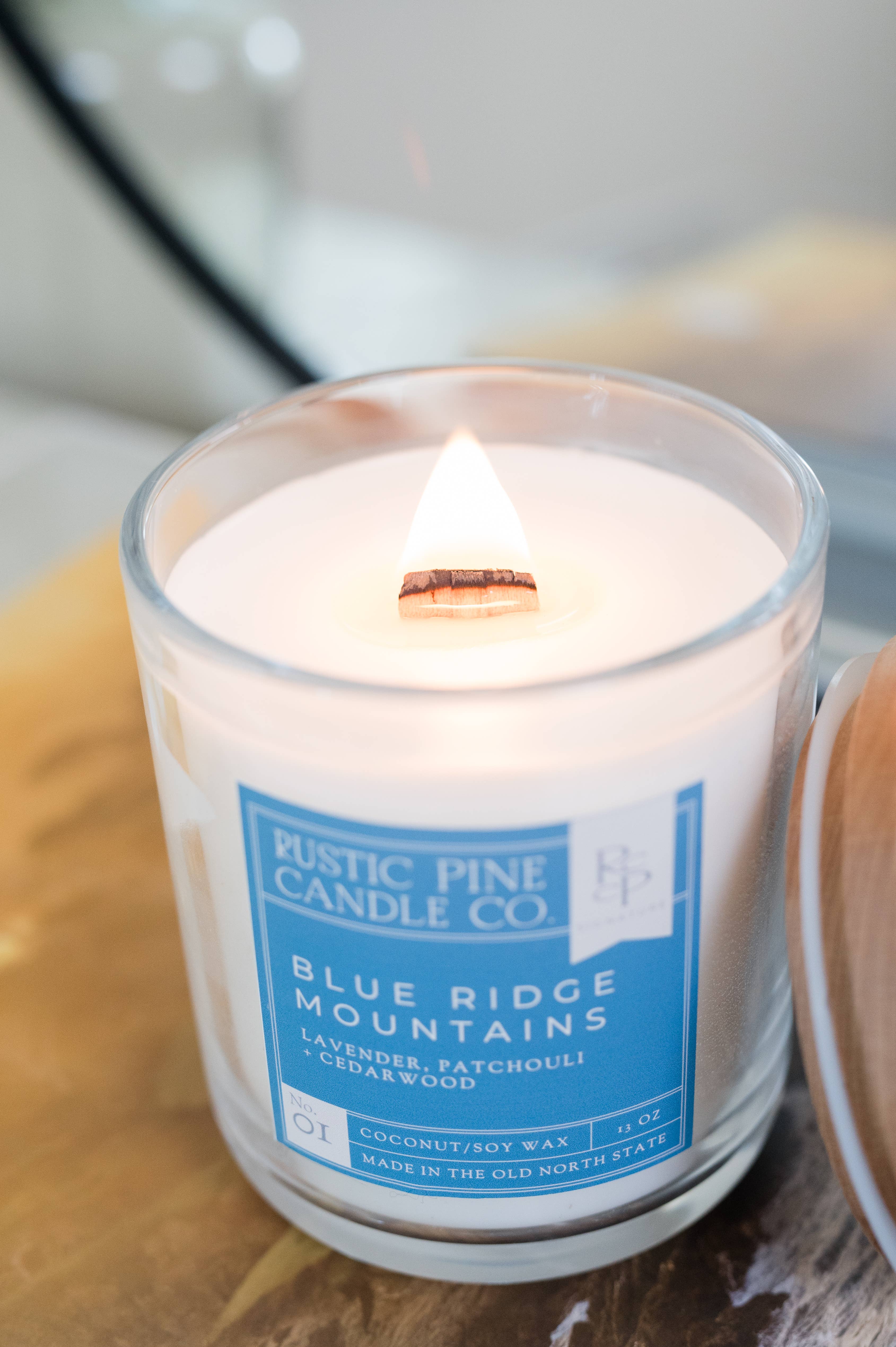 Rustic Pine Candle Company - Wholesale Jar/Filled Candle - Blue Ridge Mountains North Carolina Candle3