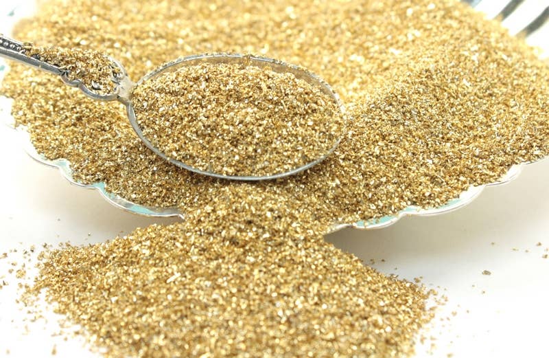 Gold Glass - Sparkly German Glass Glitter - Fine 90 grit,25g for wholesale on Faire6