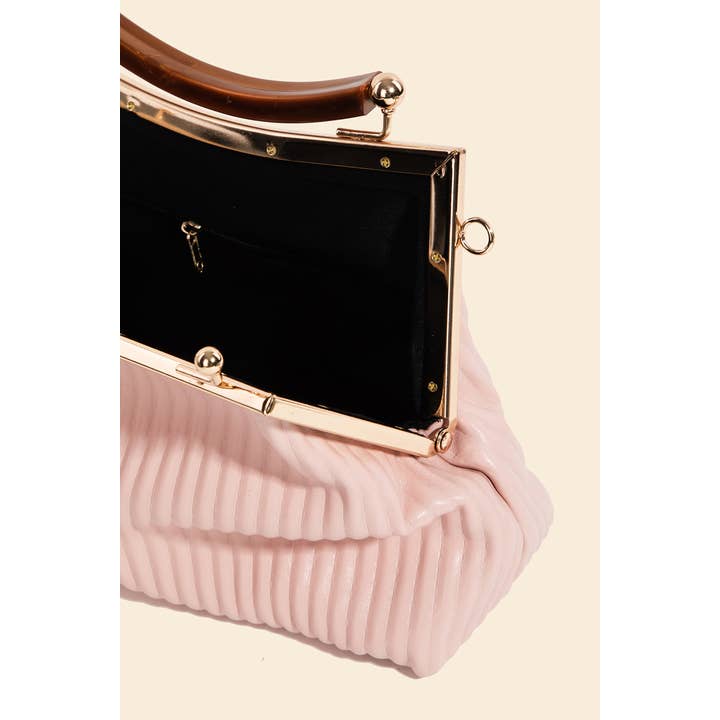 Anarchy Street - Wholesale Top Handle Bag - Women's - Ribbed Texture Fashion Handbag