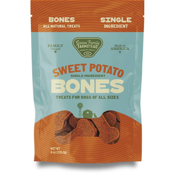 Gaines Family Farmstead - Wholesale Pet Treats - Dog - Sweet Potato Bones