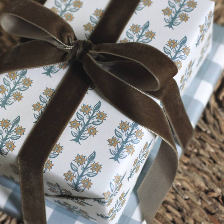 JSH Home Essentials - Wholesale Flat Wrap - Dahlia Harvest Wrapping Paper