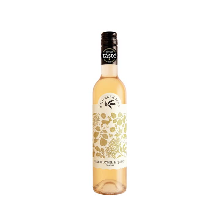 Bush Barn Farm - Wholesale Cocktail mix/syrup - Elderflower & Quince Cordial2