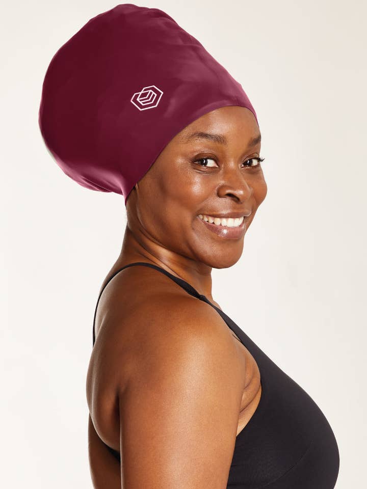 SOUL CAP – Großhandel Badekappe – Unisex – Voluminöse Schwimmkappe für Erwachsene – für langes, lockiges und volles Haar26