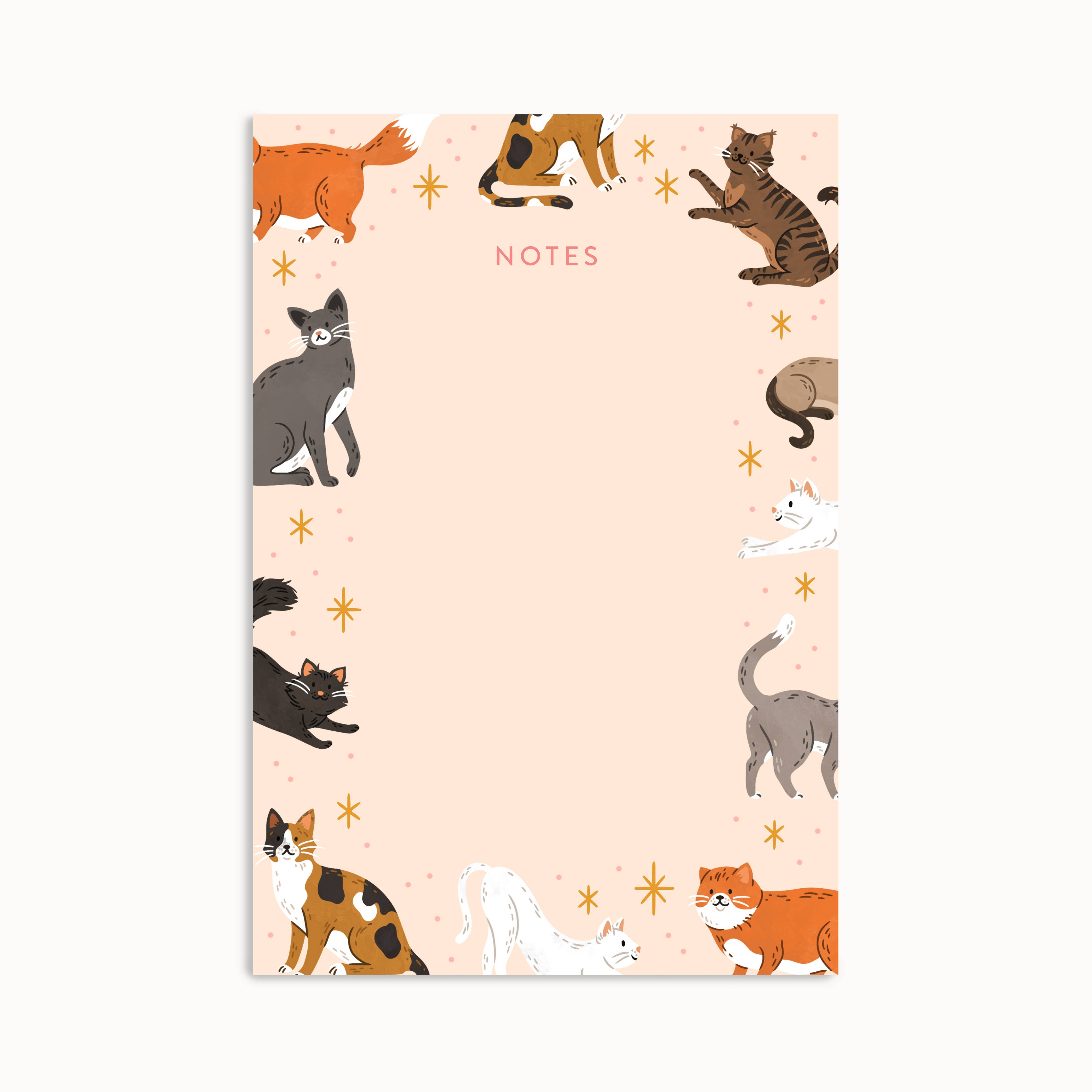 Linden Paper Co. - Wholesale Notepad - Cat Notes | Notepad1