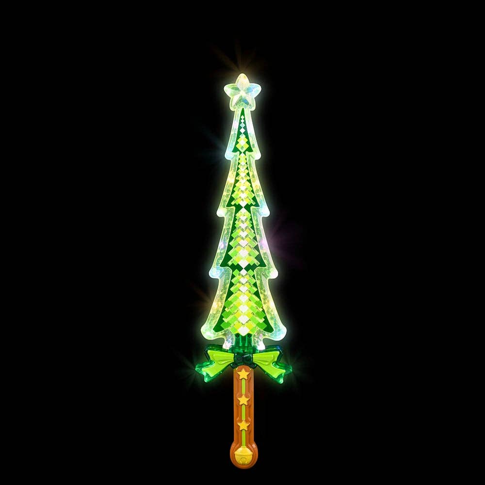 La Luna Bella - Toys - Wholesale Light-Up Toy - Kids & Baby - 23.5" Light-Up Christmas Tree Wand Plush LLB Light-up Toys1