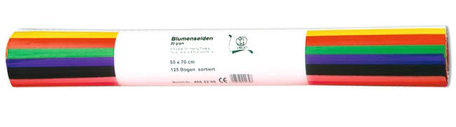 URSUS® / Buntpapierfabrik Ludwig Bähr GmbH & Co. KG - Wholesale Craft Supplies - Floral silk sorting “intensive”, 125 sheets1