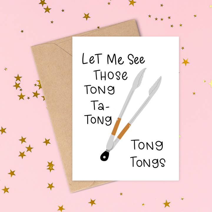 Grilling Tang Vaderdagkaart voor wholesale door Siyo Boutique