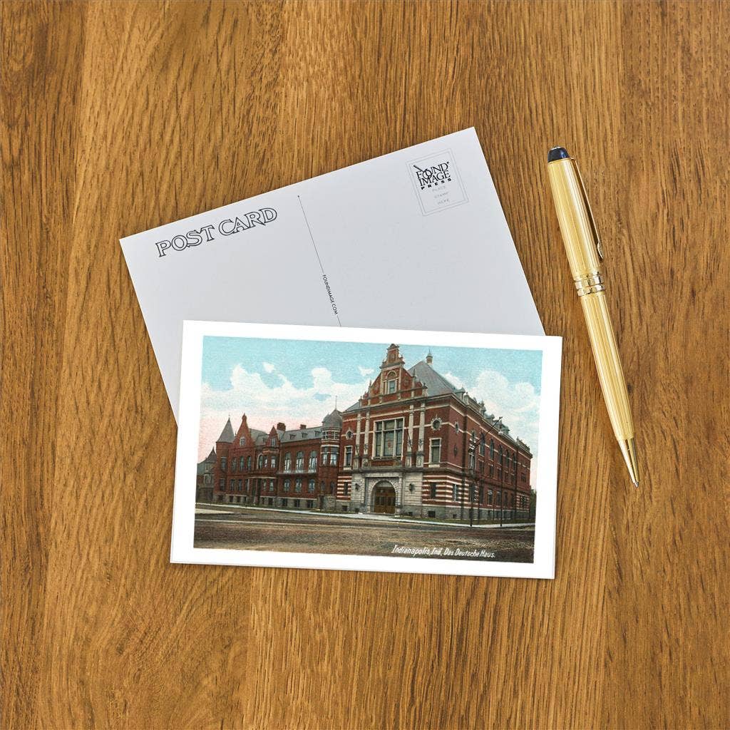 Found Image Press - Wholesale Postcard - Postcard IN-113 Deutsche Haus, Indianapolis1