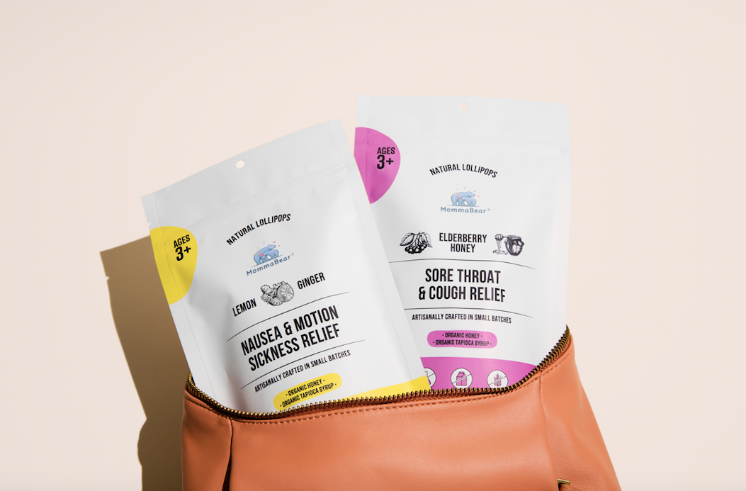 MommaBear Organics - Wholesale Lollipop - Nausea & Motion Sickness Aid Lollipops; Lemon, Ginger, Honey5