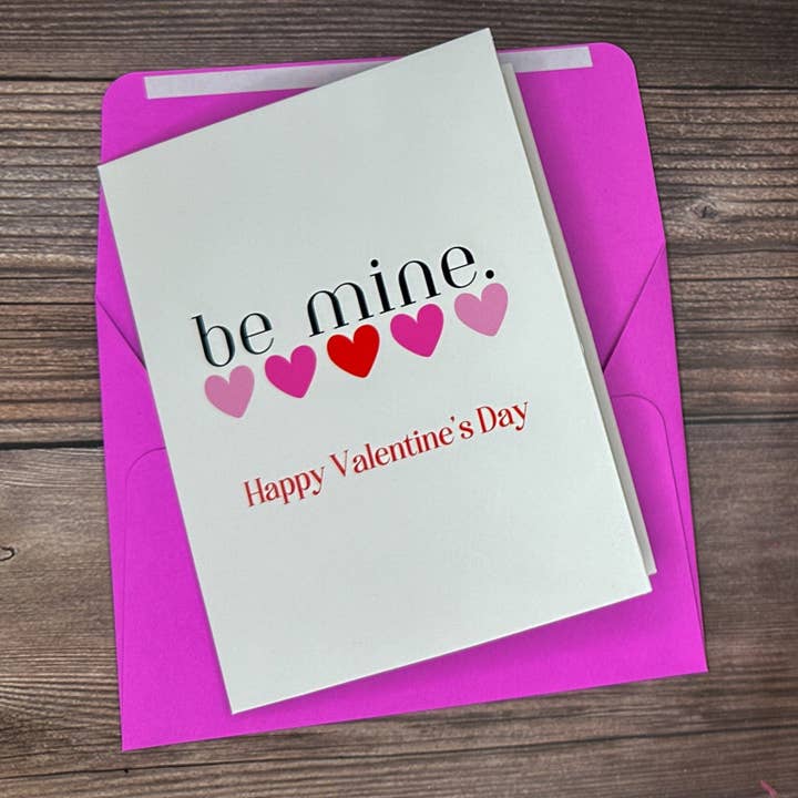 Be Mine Card for wholesale by Southern Goddess Designs