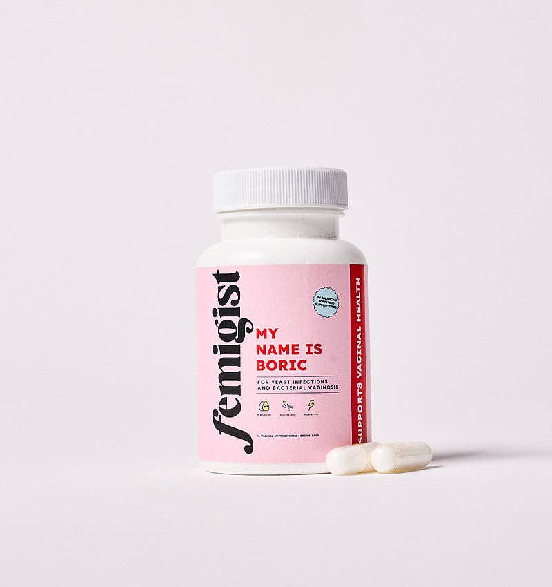 Femigist - Vente Supplément oral/vitamine - Suppositoires d'acide borique pour la santé vaginale et le soulagement des odeurs.1