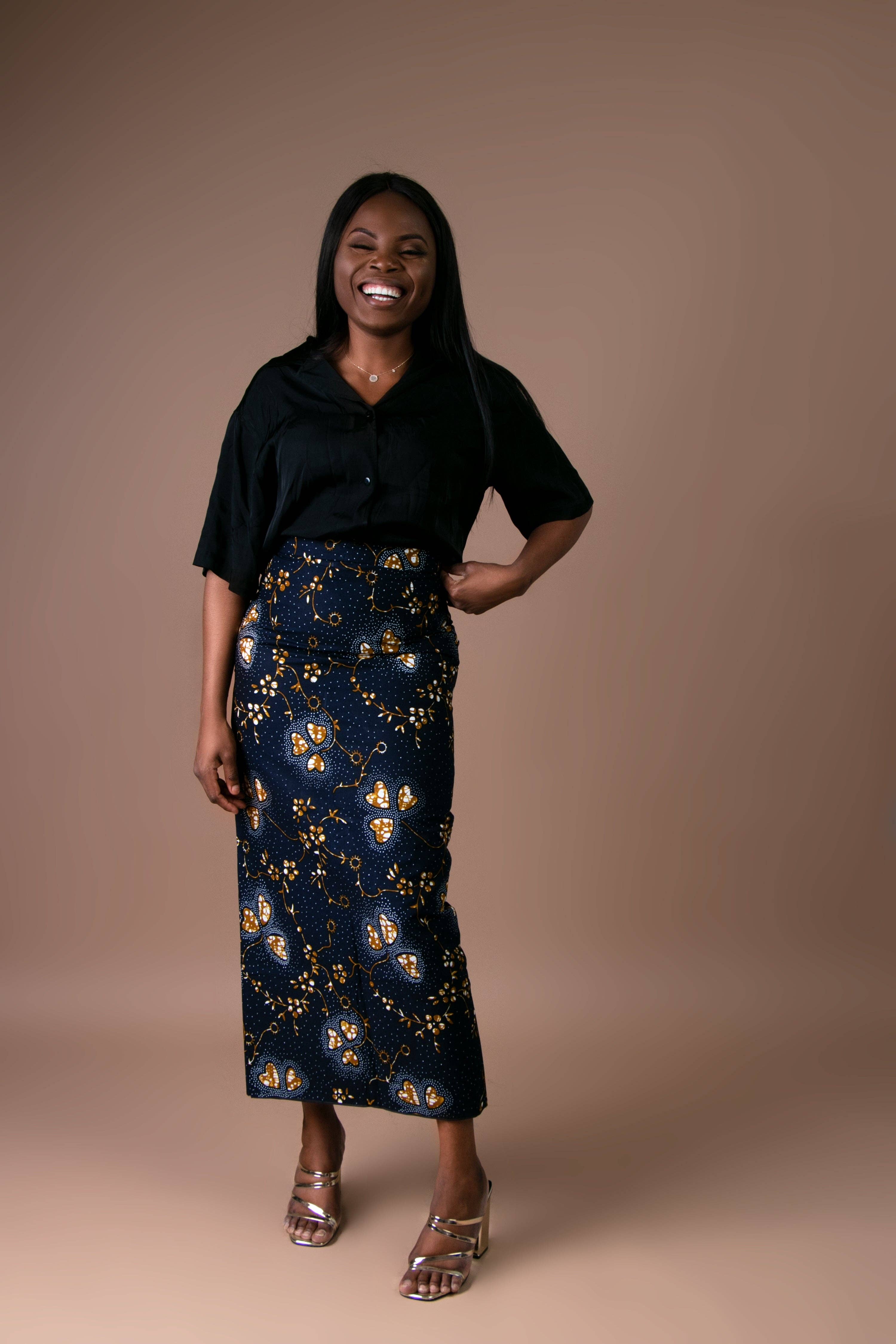 Abebi Modish - Wholesale Skirt - Women's - AMAKA LONG SKIRT0