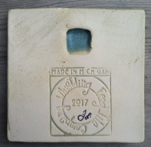 Whistling Frog Tile Inc. – Großhandel Wandfliesen – Kunstfliese „Katze auf Zaun“, ideal als Geschenk für Katzen, Purr Meow9