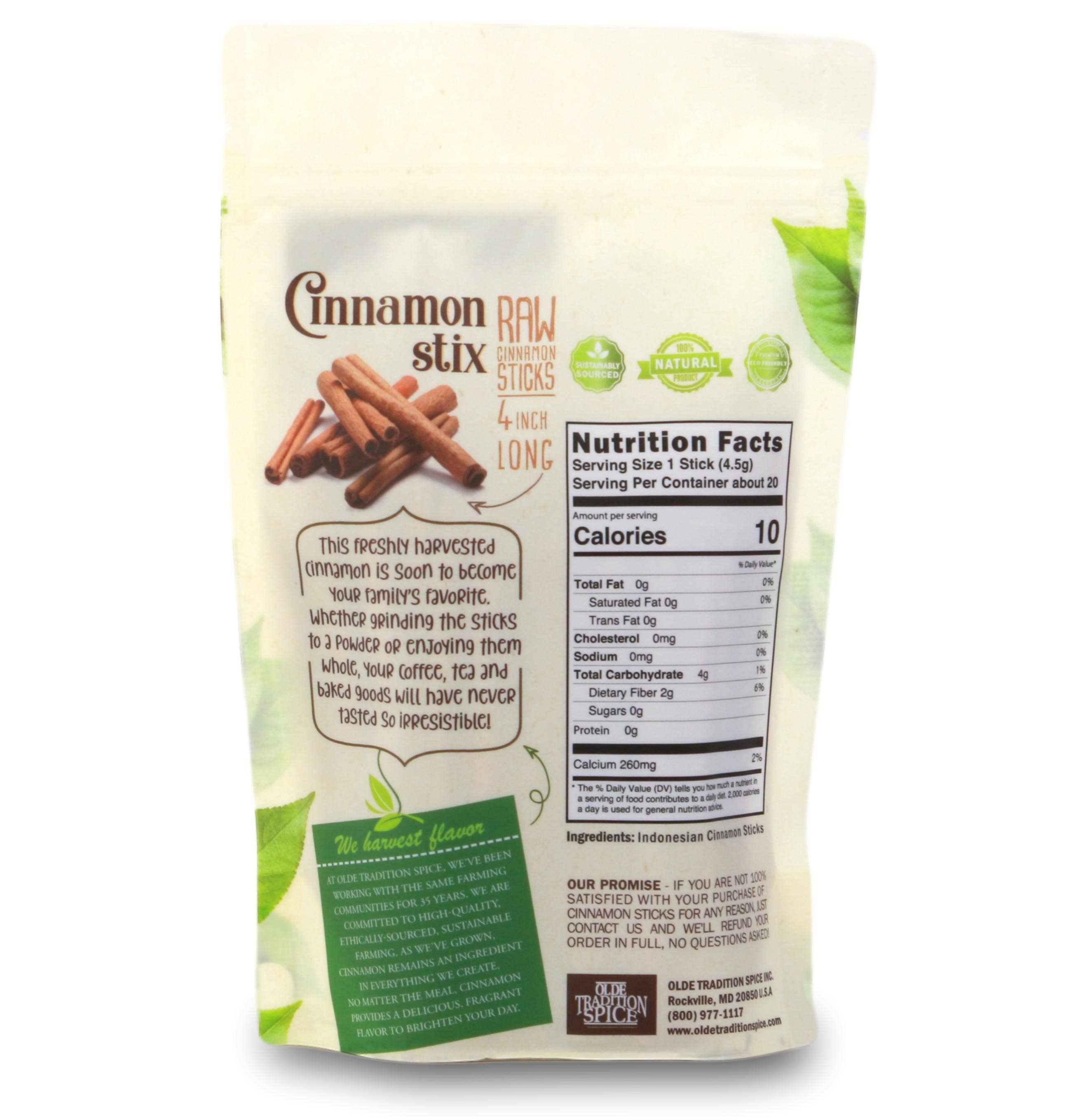 Olde Tradition Spice - Wholesale Dried Spice - Whole Cinnamon Sticks – 4-Inch, Aromatic & All-Natural1
