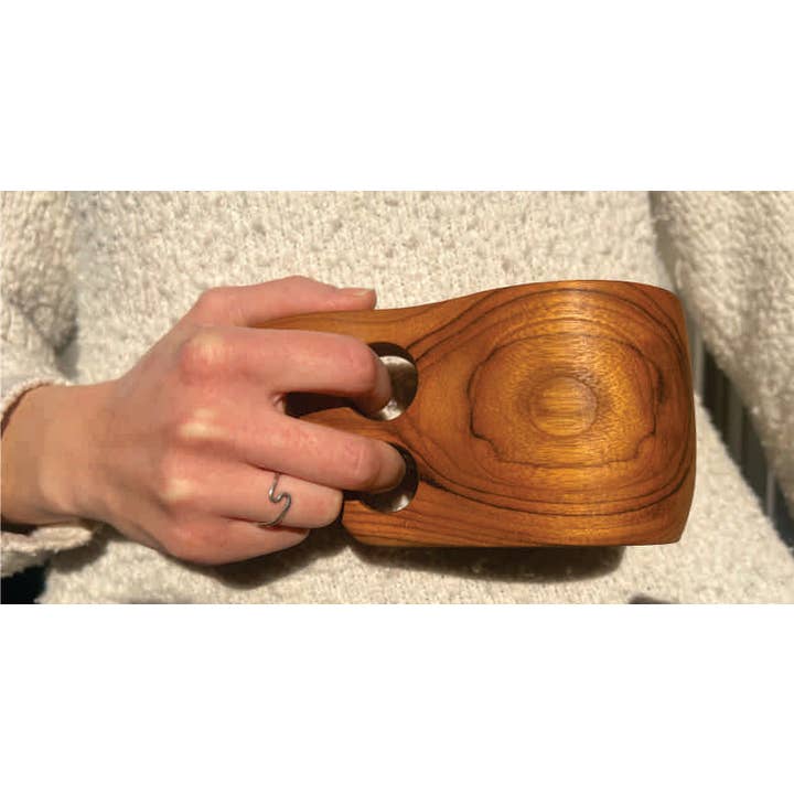 Tuckahoe Hardwoods - Wholesale Coffee Mug - Teak Kuksa Coffee & Tea Mug1