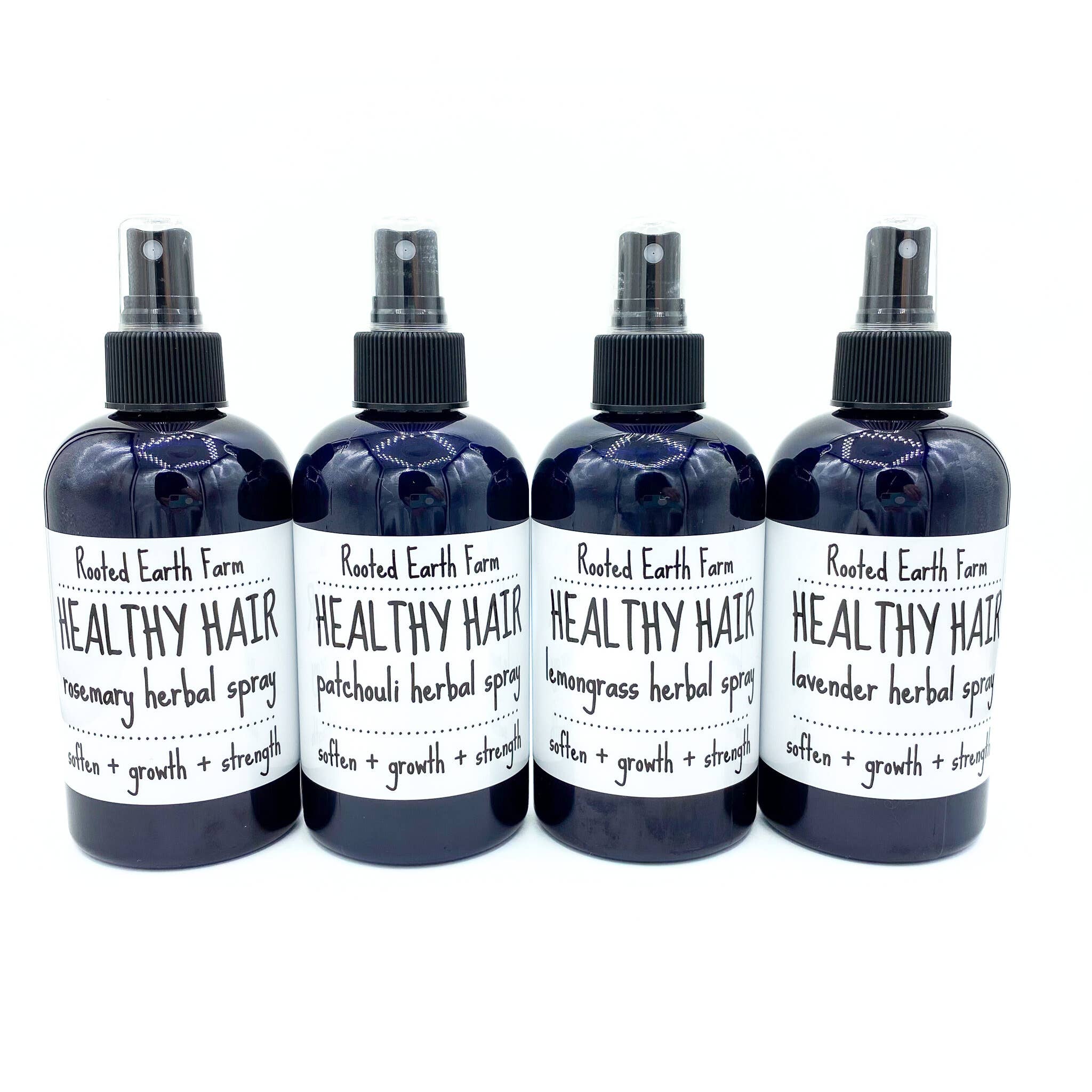 Rooted Earth Farm + Apothecary - Wholesale Hair Spray - Healthy Hair Herbal Spray - 4 Scent Options4