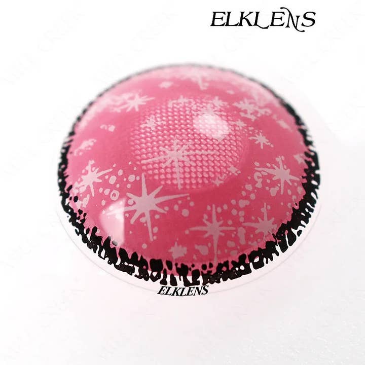 ELKLENS - Wholesale Costume - Women's - Halloween Costume Bingo Pink Contact Lens Cosplay | 1Year