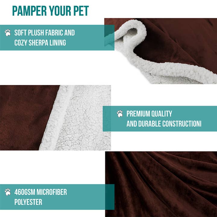PetAmi - Wholesale Pet blanket – Cat/dog - Waterproof Fleece Pet Blanket39