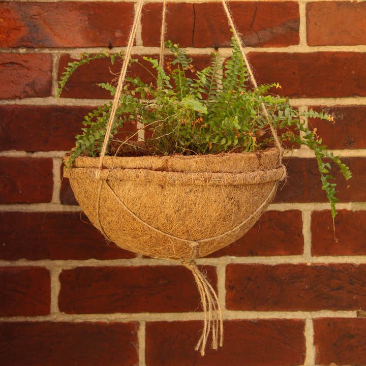 CoirProducts.co.uk of Salike Limited - Wholesale Hanging Planter - Coco liners | natural, 100% biodegradable coir liners