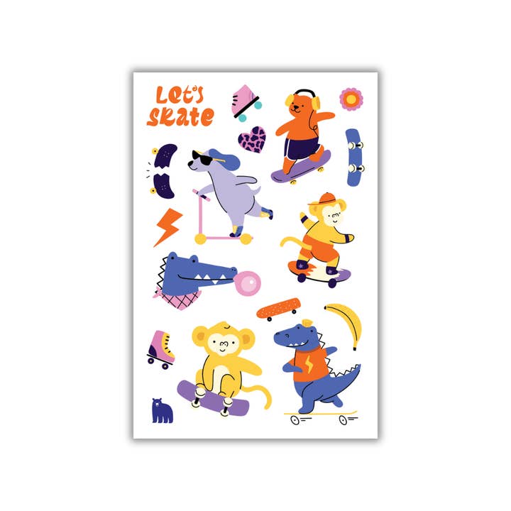 Four Bears Sticker Club - Vente Autocollant - Faisons du patin