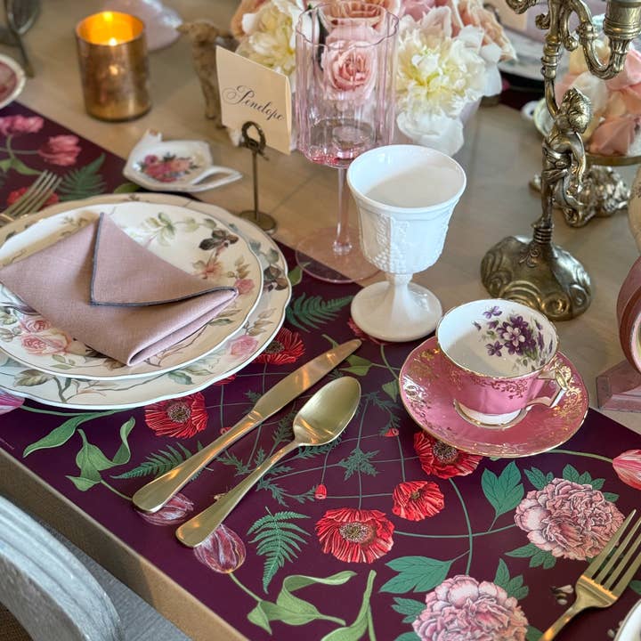 Brook Isle - Wholesale Disposable Placemat - Big Nouveau Paper Placemats (Set of 20)1