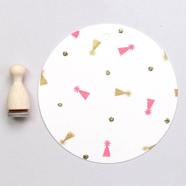 12x Stamp | Party Hat for wholesale by Perlenfischer