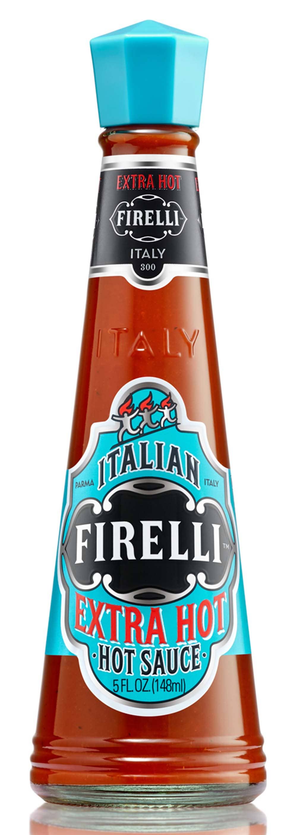 Firelli Hot Sauce - Wholesale Hot Sauce - FIRELLI "EXTRA HOT" Italian Hot Sauce 6 x 5oz Glass Bottles7