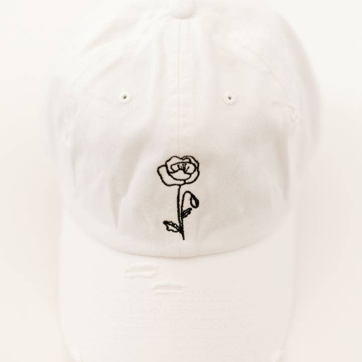 August månedlig blomstervintage hat for engroshandel hos Threads By Gram