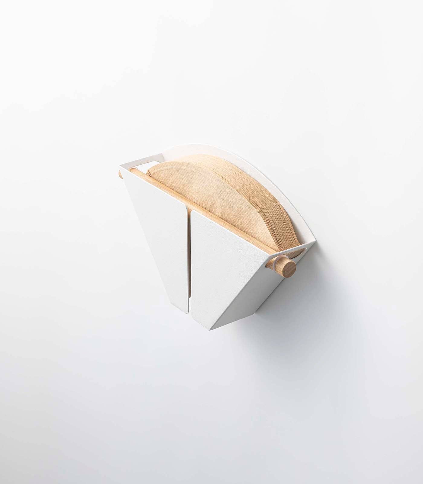 Yamazaki Home - Wholesale Coffee Filter - Magnetic Coffee Filter Case - Size 04 - Steel + Wood2