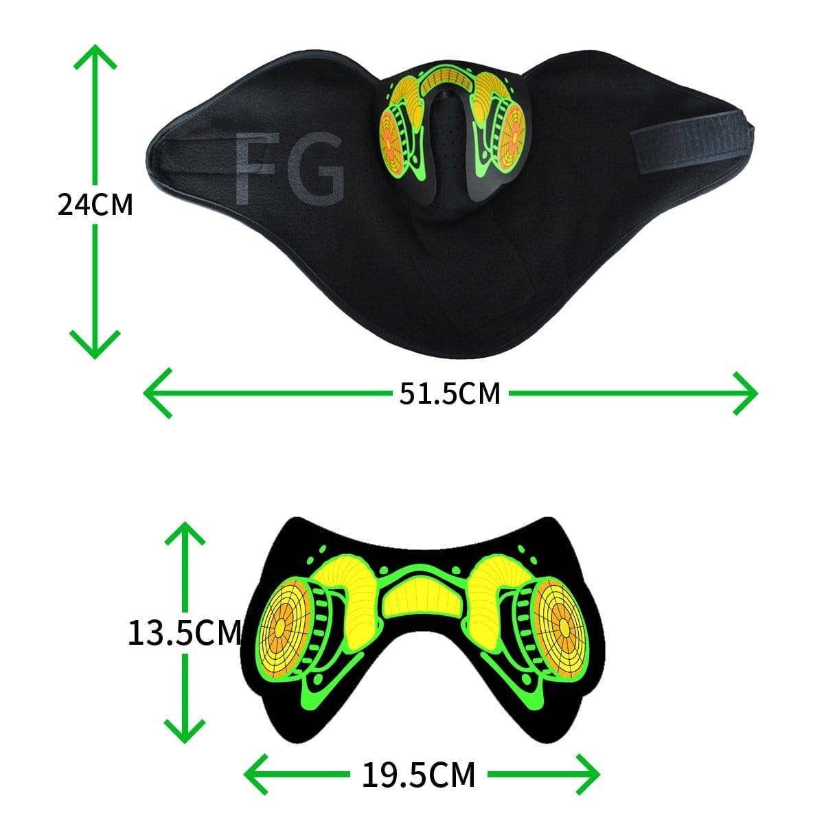 Neva Nude - Wholesale Protective Face Mask/Shield - Mugsy Beatz LED Music Activate Face Masks14