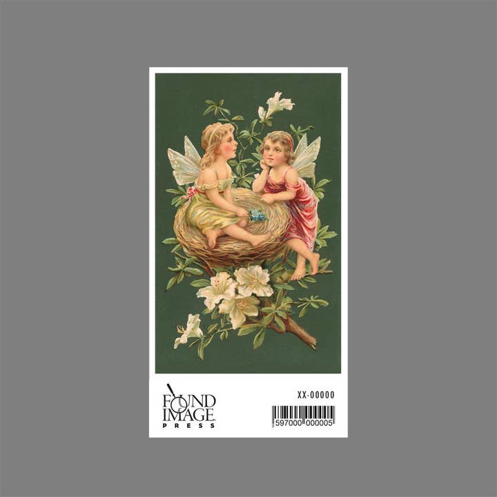 Found Image Press - Wholesale Sticker - Sticker KF-14 Cherubs in Nest1