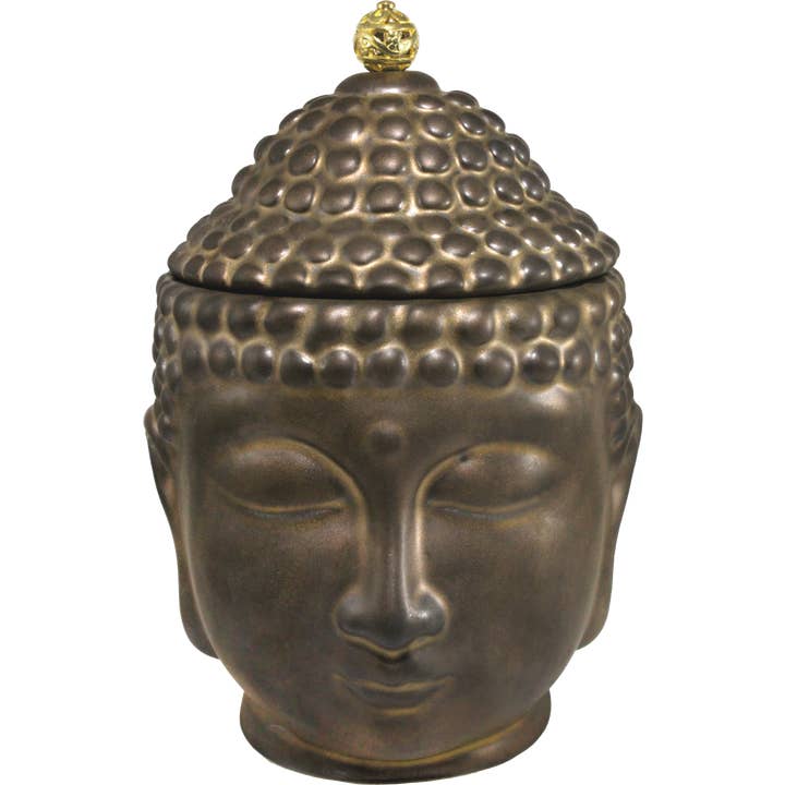 Serene Buddha Jar With Lid - XD151 for wholesale by World Buyers