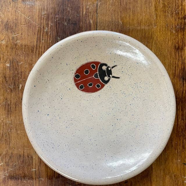 Women of the Cloud Forest - Wholesale Jewelry Dish - Ladybug Ceramic Ring Dish1