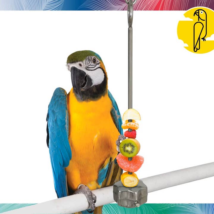Caitec Inc – wholesale Bird swing/toy – Stainless Steel Kabob Bird Toy – Featherland1