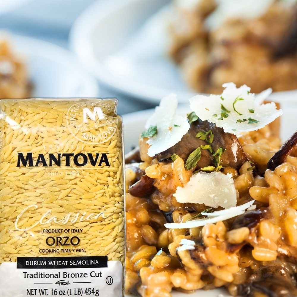 Fine Italian Food - Wholesale Pasta - Mantova Bronze Cut Orzo Pasta, 1 lb.3