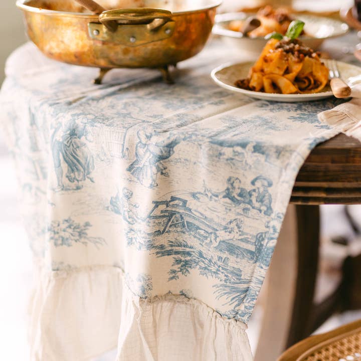 NADIA & CO - Wholesale Table Runner - Siena Toile Runner