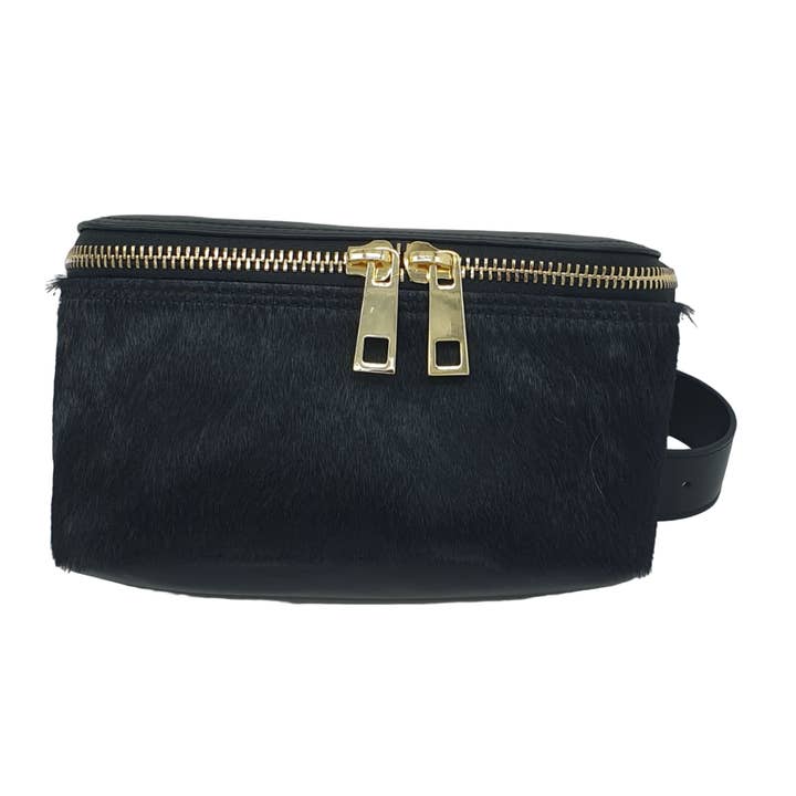 LEATHER QUILTED POUCH CROSSBODY BAG - B273 PARIS for wholesale by Bevini Modena