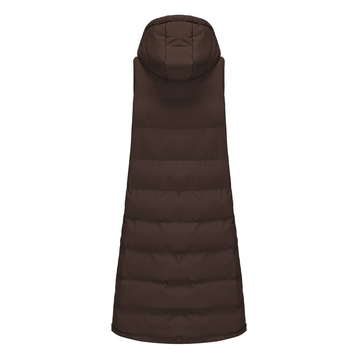 Lily Clothing - Wholesale Outerwear Vest - Women's - Solid-color hooded sleeveless cotton-padded vest16