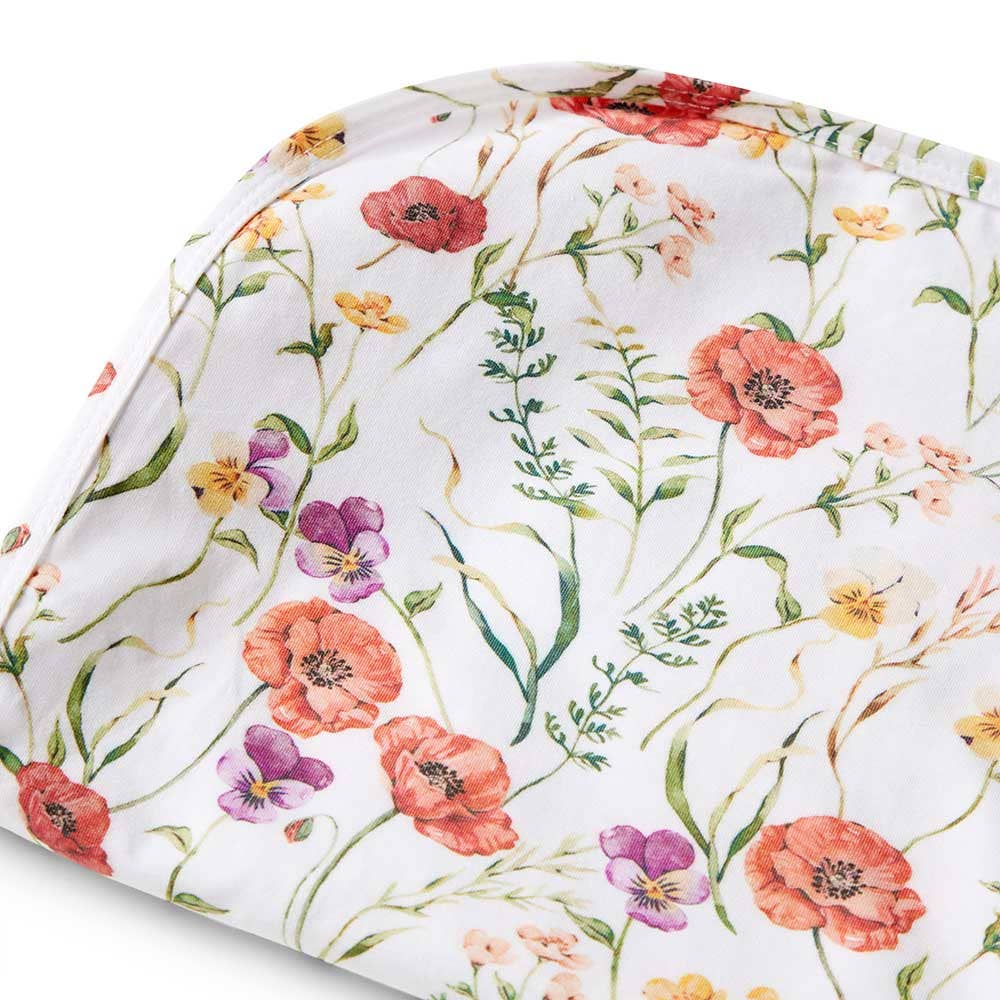 Snuggle Hunny - Wholesale Swaddle Set - Baby - Meadow Organic Jersey Wrap & Topknot Set4