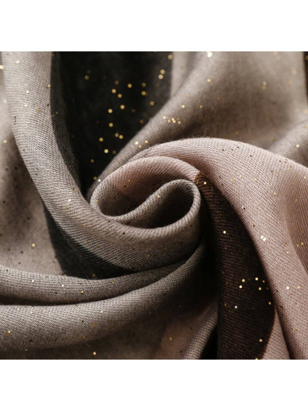 Funkyrel® Atzbranding Limited - Wholesale Scarf - Women's - Scarvii - Abstract Art Scarf with Gold Foil & Glitter6