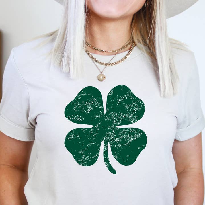 St. Patrick's Day-Shirt - Kleeblatt-Hemd - Glückshemd für den Großhandel von Humm & Willow