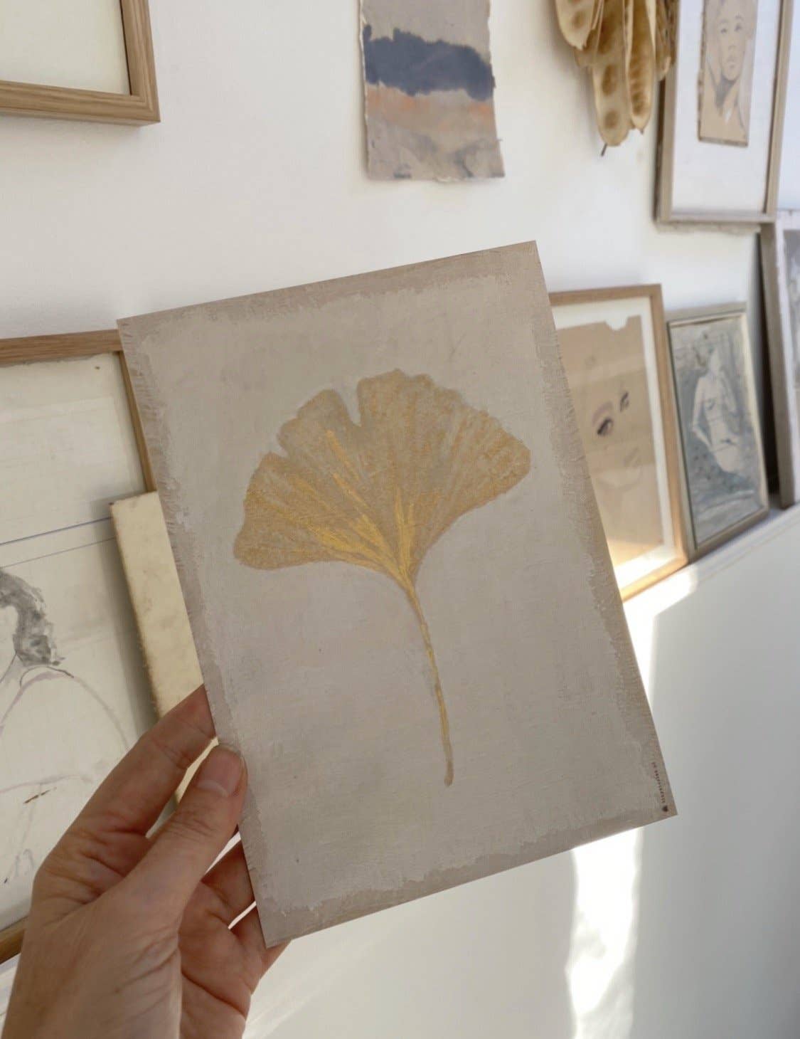 tinystories – Postal por atacado – Art Card "Gingko"1