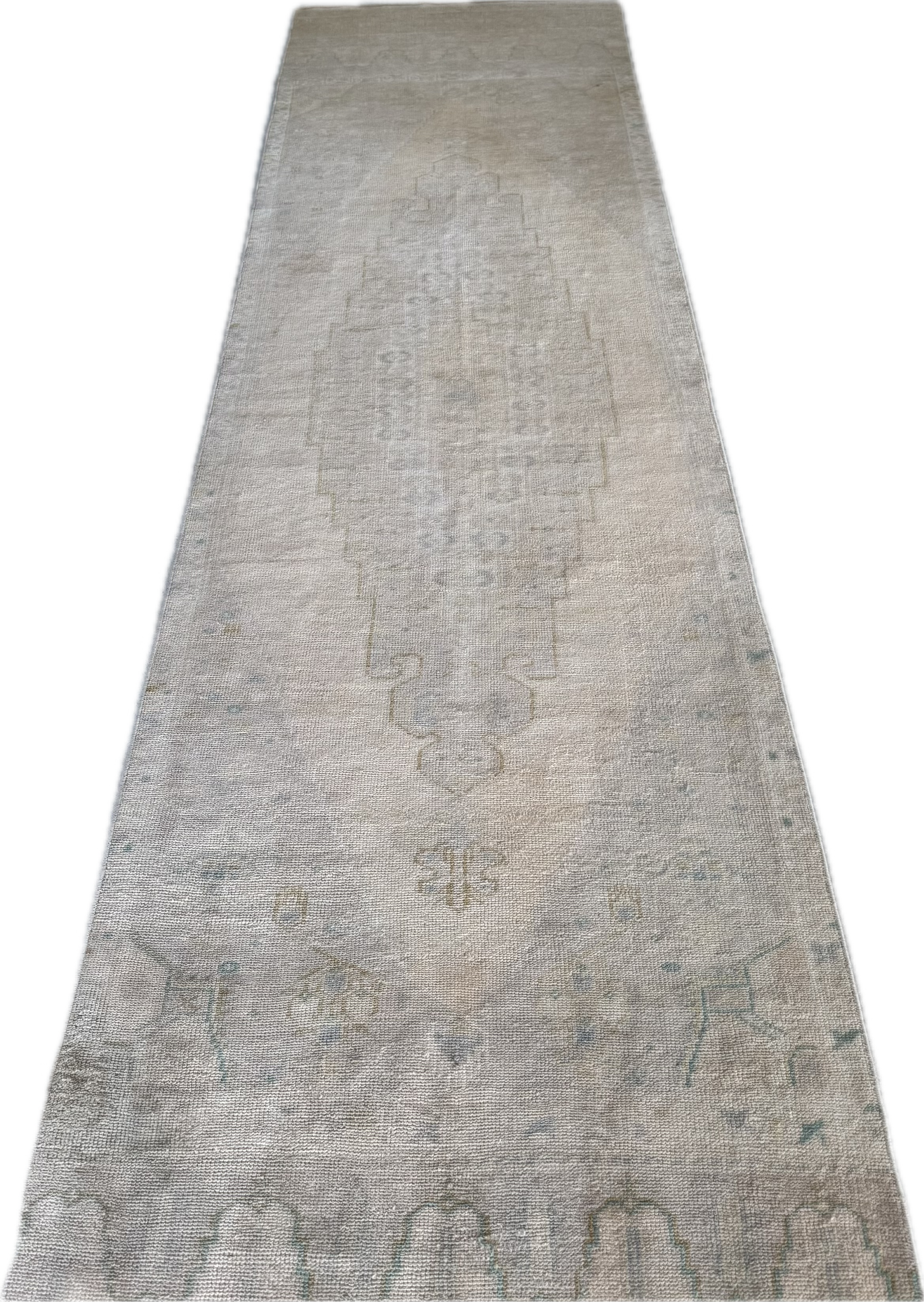 peony + olive - Wholesale Runner Rug - Vintage Turkish Rug - Runner No. 481